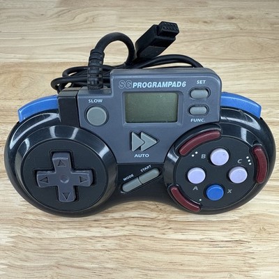 Vintage SG Programpad 6 Controller Model SV-443 Sega Genesis Program Pad 6 Black