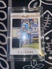 A.J. Brown Rookie Card Patch2019 Panini Chronicles Studio Eagles RC /10
