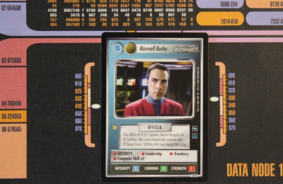 Star Trek CCG - Voyager - Maxwell Burke - 126R