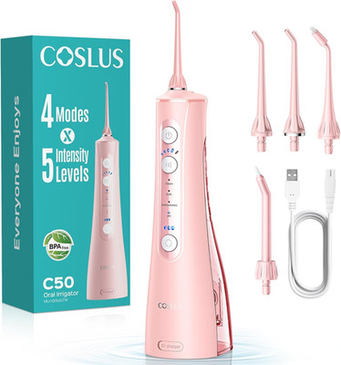 Portable Water Flosser for Teeth: 4 Modes & 5 Intensity Levels Professional Elec