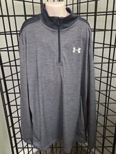 Under Armour 1/4 Zip Pullover YOUTH XL Loose HeatGear Long Sleeve Shirt Jacket