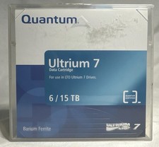 Quantum Ultrium 7 Data Cartridge LTO 6/15 TB Barium Ferrite 0.5"