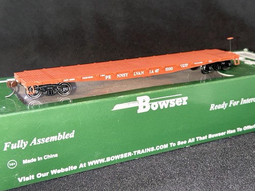 Coche plano Bowser HO 41921 Pennsylvania F-30a 50' PRR 473767 | Condition: New