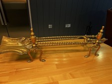 Brass Fire set / Fire Tools / Antique Fire Accessories - High Quality Brass