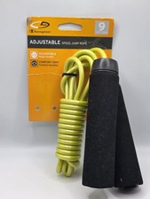 Champion Adjustable Speed Jump Rope C9 Active Performance Lime Green - 9 Feet