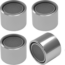 Hitefu 4 PCS 55/64 Inch Solid Brass Faucet Aerator, Kitchen Sink Aerator Replace