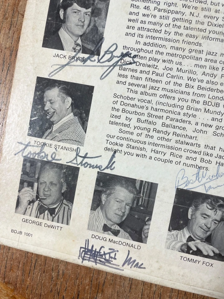 Buffalo Disaster Jazz Band Son Of Buffalo LP - Bison Records Signed by 6 in Band Foto 2 de 4