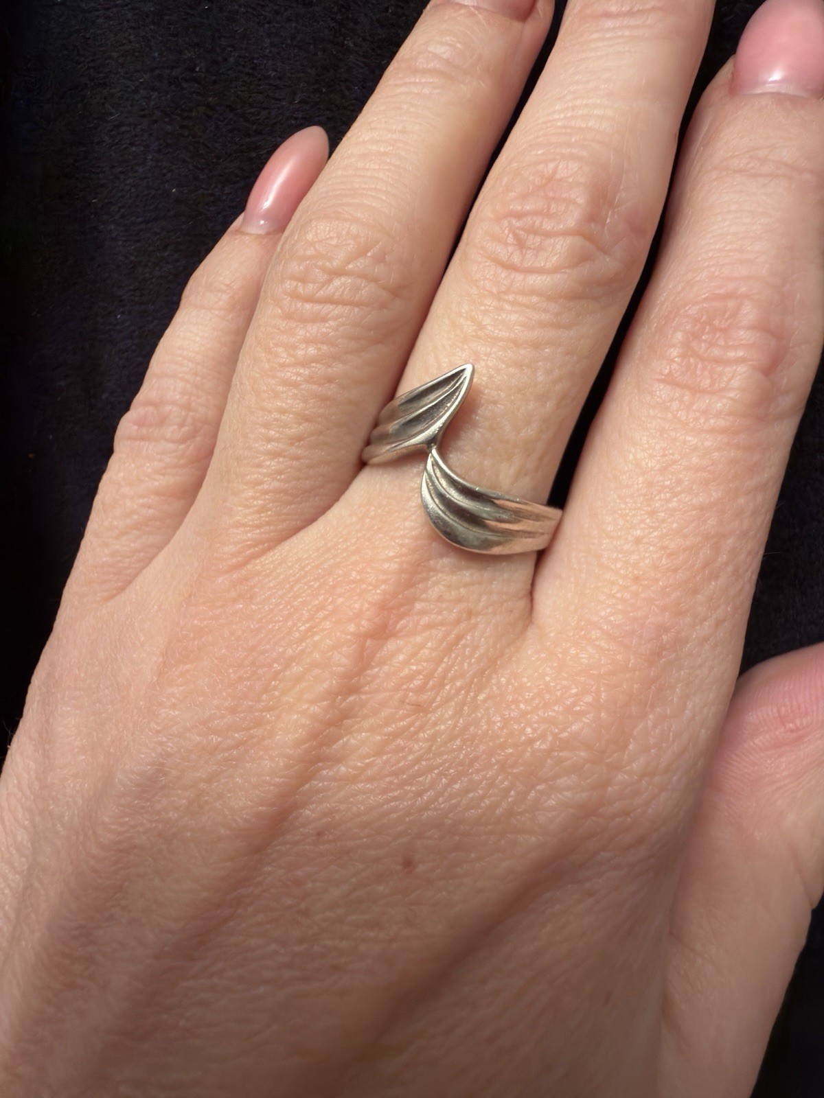 Stunning Sterling silver ring Uk size Q #38 image 5