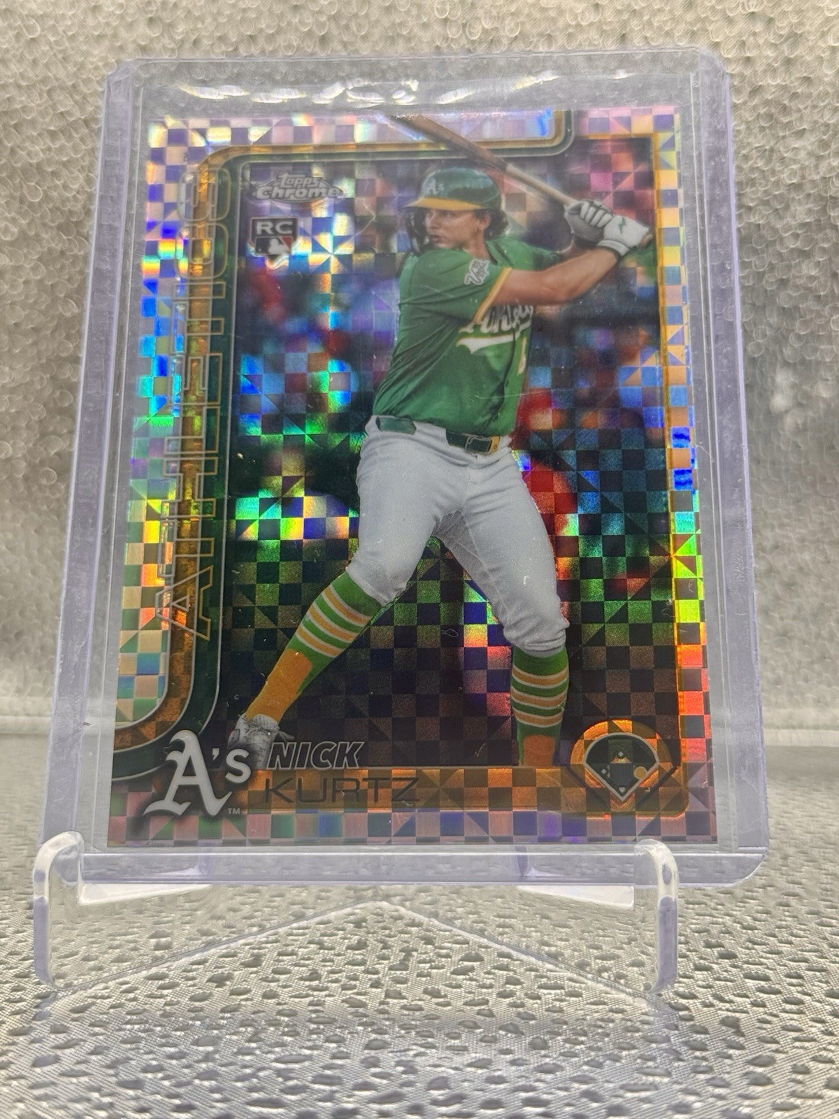2025 Topps Chrome Update X-Fractor Nick Kurtz #USC178 Rookie RC