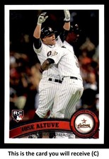 2011 Topps Update - HOUSTON ASTROS Team Set (C) w/ Jose Altuve and JD Martinez