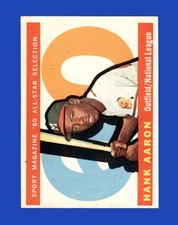 1960 Topps Set-Break #566 Hank Aaron As NM-MT OR BETTER *GMCARDS*
