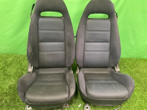 OEM Black 99 Spec Cloth Base Left Right Seat Set LHD RHD Mazda RX7 FD3S + $325PR
