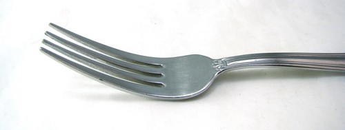 Retroneu Stainless Steel 18/10 Unknown Pattern Ridges On Tip Dinner Fork(s) - Picture 3 of 8