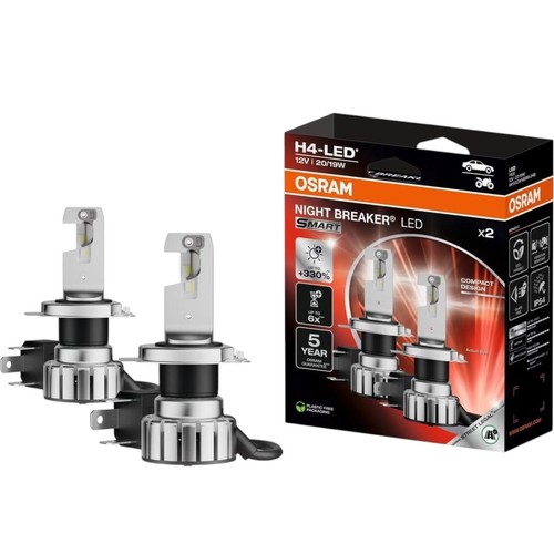 Glühbirne Osram H4 LED Night Breaker 6000K - Licht Blendend Und Getaucht