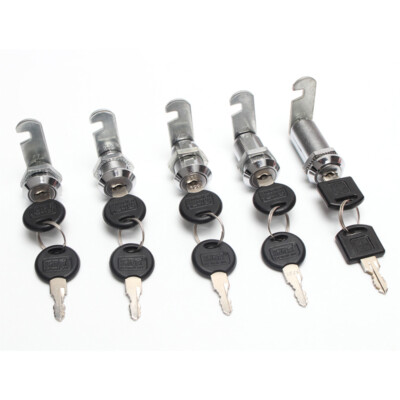 Cam Lock Desk Drawer Lock 16MM + 2 Keys for Arcade Cupboard Mailbox
