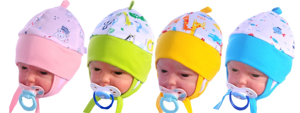 Erstlingsmütze 32-45 Mütze Babymütze Haube Mützchen Baby  - Bild 2 von 2