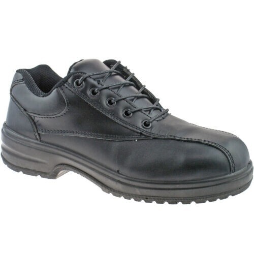 GRAFTERS SAFETY STEEL TOE CAP TRAINERS SHOES LADIES WORK BLACK L347A SIZE 7 / 40 - Picture 1 of 8