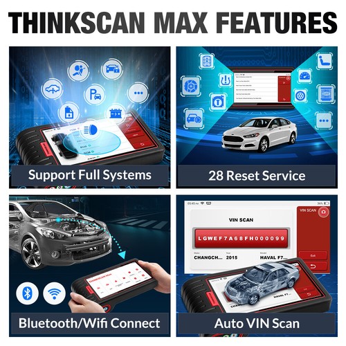 Thinkscan Max Car OBD2 Diagnostic Scan Tool All Systems Scanner for All Vehicles - Picture 15 of 19