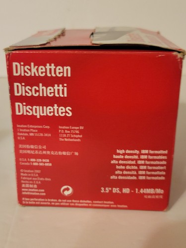 Imation 3.5" Floppy Disks Diskettes 1.44MB 2HD IBM (OPEN BOX - 21 TOTAL LEFT) - Photo 3/9