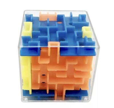 3D Maze Magic Cube Six Side Transparent Puzzle Speed Cube Rolling Ball Toys SEAL