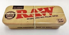 RAW 1 1/4 Cone Caddy Metal Storage Container Tin 79mm With Free Ship