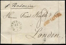 Altdeutschland Hamburg, 1841, Brief