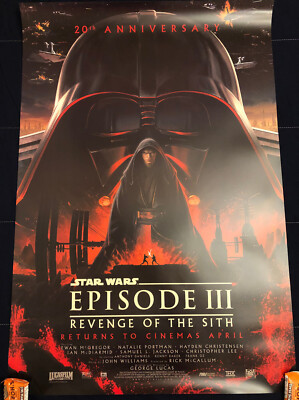 Star Wars Revenge of the Sith Original D/S 27x40 Movie Poster 20th ...