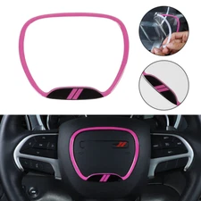 Pink Steering Wheel Center Trim Ring for Charger Challenger 15+ & Durango 14+