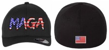 Trump Hat Embroidered USA MAGA Only and USA F...