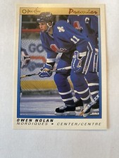 1991 O-Pee-Chee Premier Owen Nolan 86 0201 :