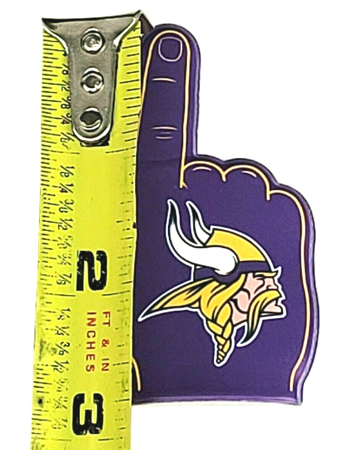 NFL Football Minnesota Vikings We're 1 Finger Puppet Foam Lined Vinyl 2 Sided eBay