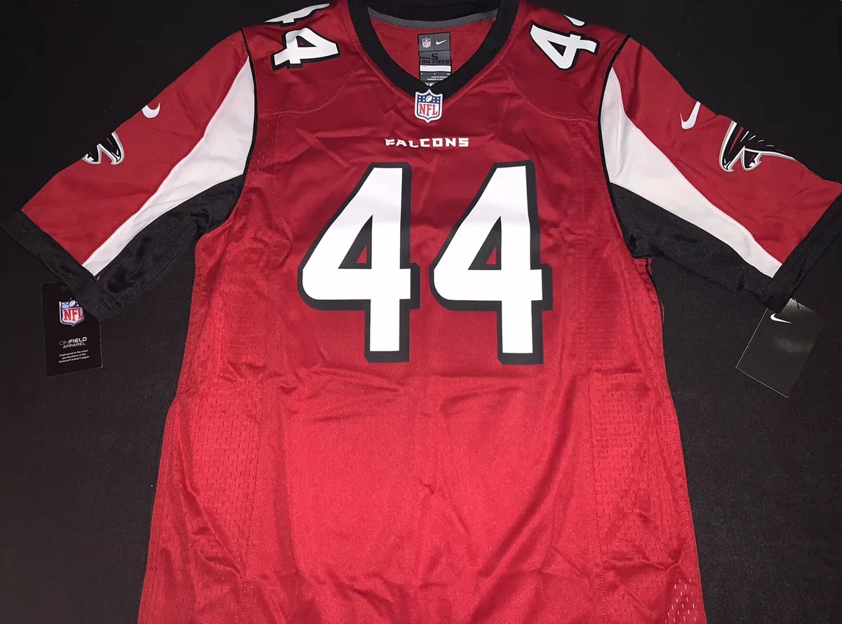 Nike Atlanta Falcons No44 Vic Beasley Jr Red Team Color Men's Stitched NFL Limited Therma Long Sleeve Jersey