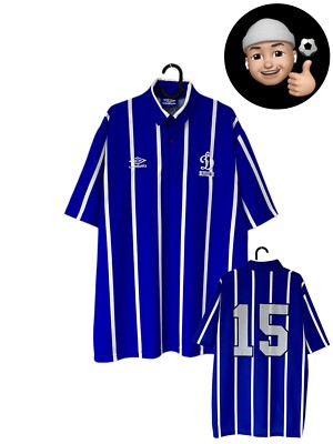 1995 1996 FC Dynamo Kyiv Ukraine Umbro Retro Vintage Kit Soccer