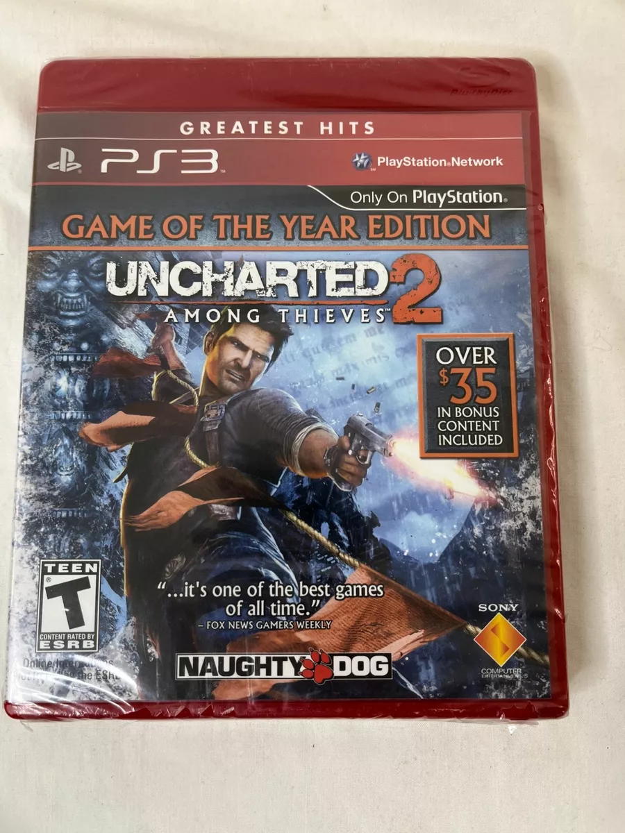 Uncharted 2 AMONG THIEVES GOTY GAME YEAR (PlayStation 3) PS3 GAME COMPLETE