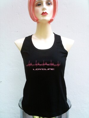 TICILA d´PINK Loveparade LOVELINE Tank Top Shirt g.S