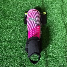 Puma Strike Soccer Shin Guard  Ankle Socks Lightweight Pink Youth Size M NEW