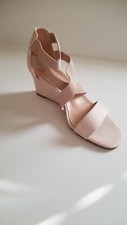 Women Dream Pairs Elastic Ankle Strap Platform Sandals Nude Size 8 Open Toe New