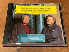 Ravel The Piano Concertos KRYSTIAN ZIMERMAN PIERRE BOULEZ DGG CD 449213-2 MINT