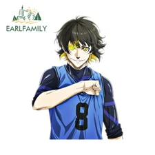 EARLFAMILY 5.1" Cool Bachira Meguru Anime Car Decals Auto Body Vinyl Stickers