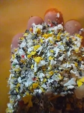 1lb Shredded #2 HDPE Plastic Clean Recycled 