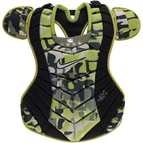 Willson Contreras Cardinals Signed PI Nike Chest Protector from 2023