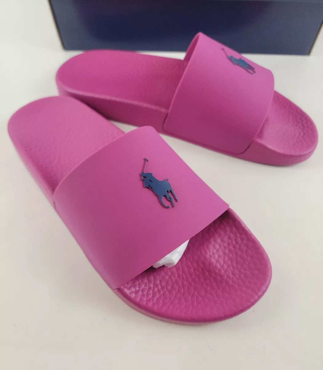 Pink polo hotsell slides