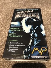Guitar Method In The Style Of Metallica VHS Video Tape Approx 60 Minutes