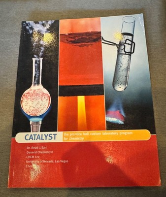 CATALYST the prentice hall custom laboratory program for chemistry -