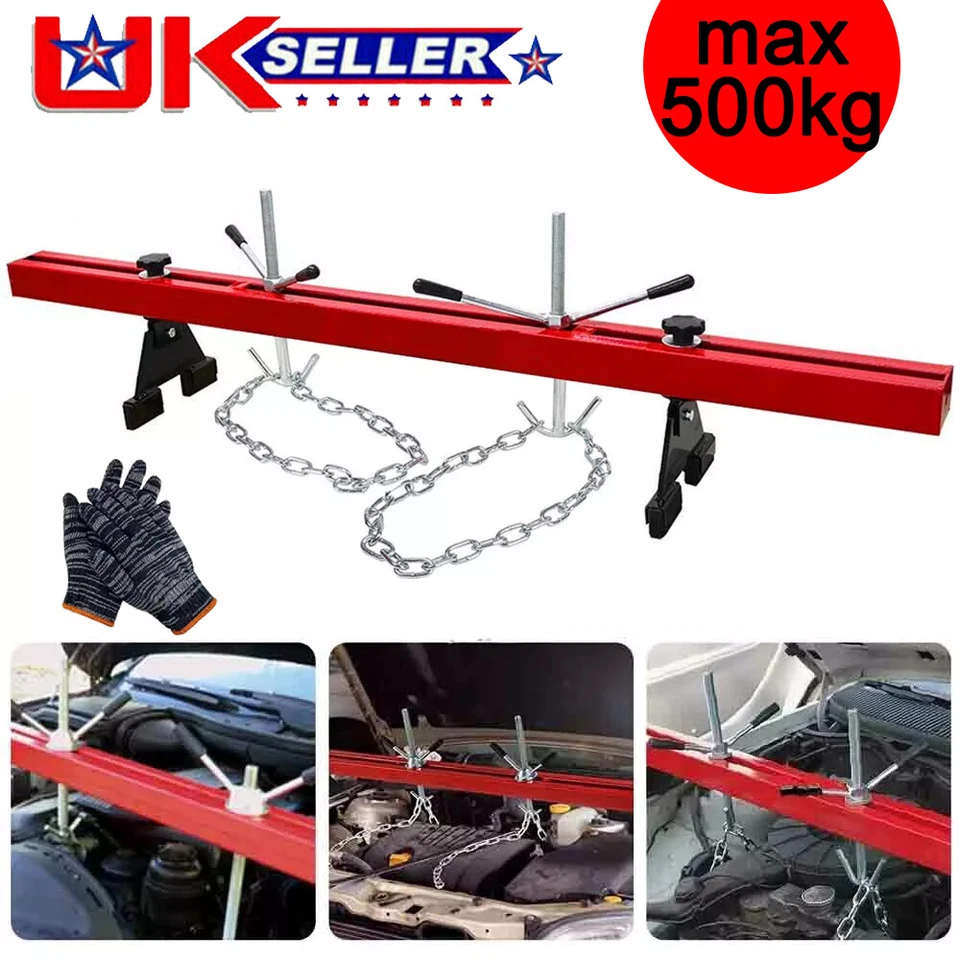 Engine Support Beam Max 500Kg Automotive Engine Beam Support Bar Lifting Motor - Image 1 of 4