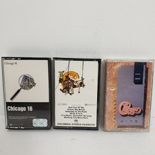 Chicago - Greatest Hits - Chicago 16 Cassette Tape Lot of 3 Audio Music