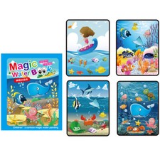 Boloshine Wassermalbuch Wiederverwendbar - Magisches Malbuch Mit Stift & Aufklebern Für Kinder Ab 3