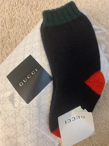 Gucci Authentic Baby 100 % Kaschmir Socken Größe 0-9 Monate - Bild 1 von 4