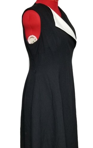 Calvin Klein Womens Black Dress Business Formal Midi Size 12 - Picture 4 of 12