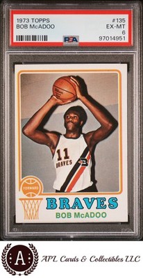1973 Topps #135 Bob McAdoo RC PSA 6